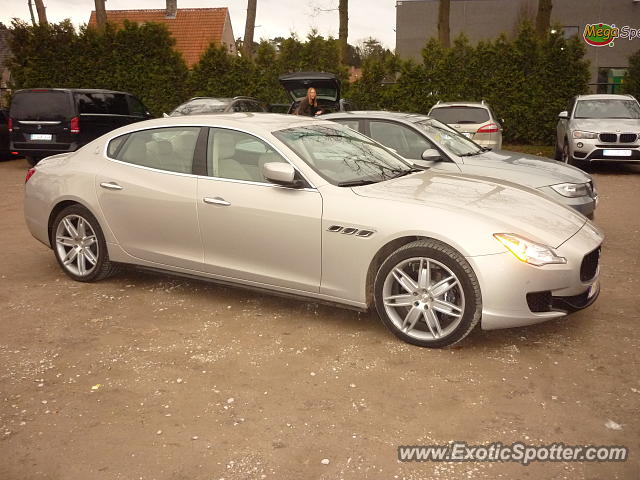 Maserati Quattroporte spotted in Welchterzande, Belgium