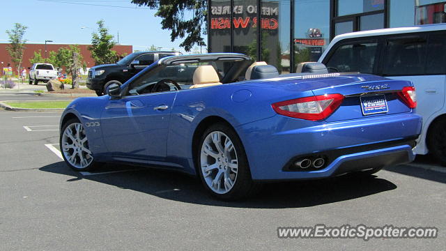 Maserati GranCabrio spotted in CDA, Idaho