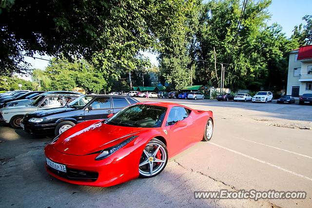 Ferrari 458 Italia spotted in Novorossiysk, Romania
