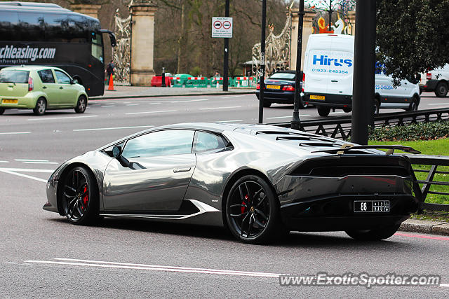 Lamborghini Huracan spotted in London, United Kingdom