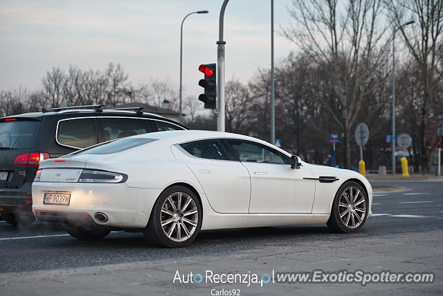 Aston Martin Rapide spotted in Warsaw, Poland