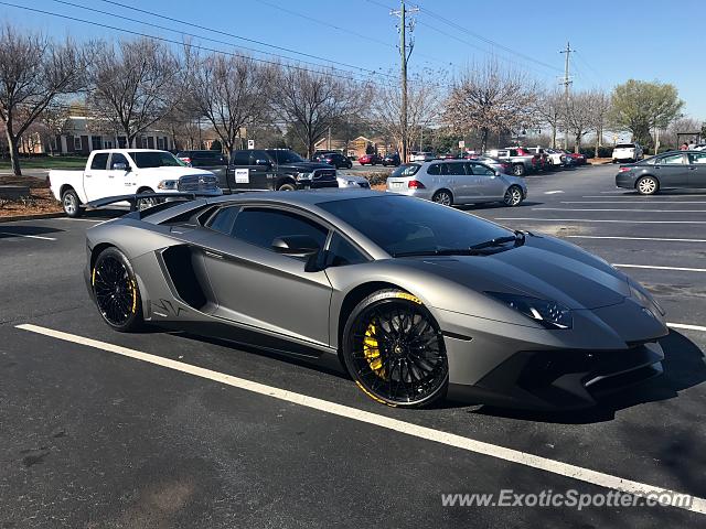Lamborghini Aventador spotted in Alpharetta, Georgia