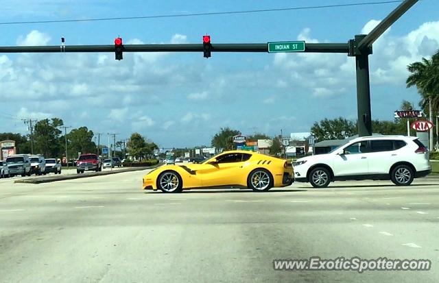 Ferrari F12 spotted in Stuart, Florida