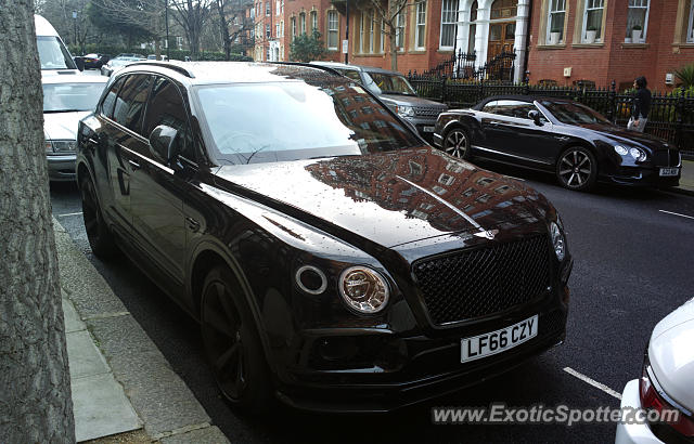 Bentley Bentayga spotted in London, United Kingdom