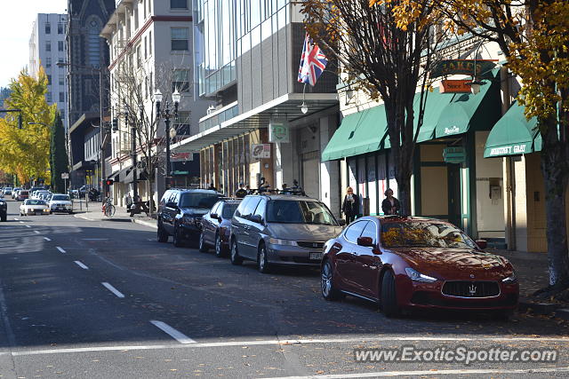 Maserati Ghibli spotted in Portland, Oregon