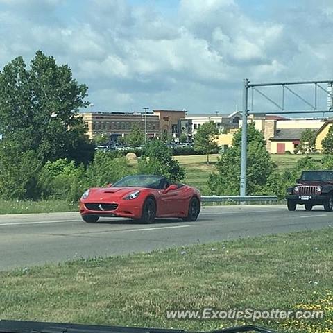Ferrari California spotted in Dayton, Ohio
