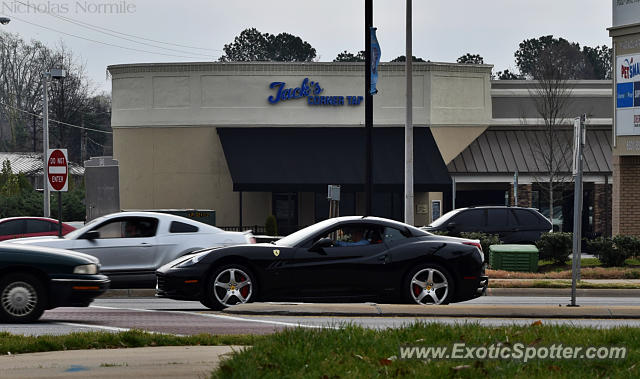Ferrari California spotted in Cornelius, North Carolina