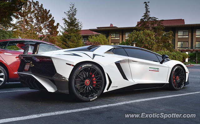 Lamborghini Aventador spotted in Carmel, California
