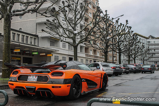 Koenigsegg Agera spotted in Geneva, Switzerland