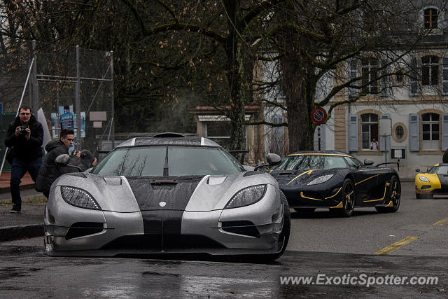 Koenigsegg One:1 spotted in Geneva, Switzerland