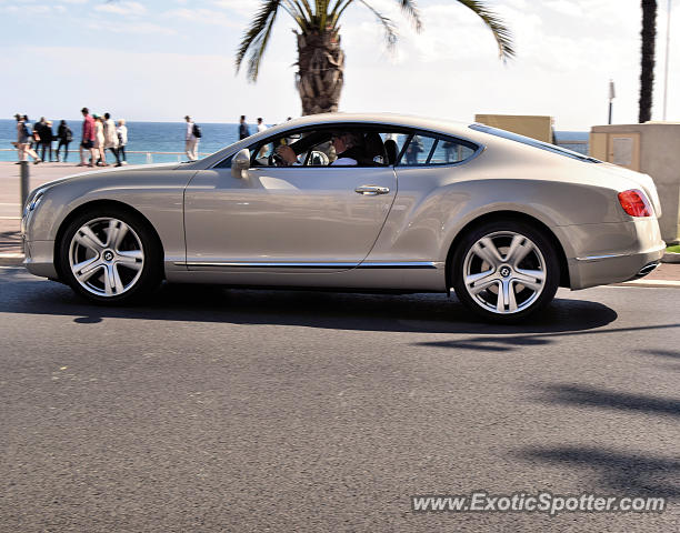 Bentley Continental spotted in Nice, France