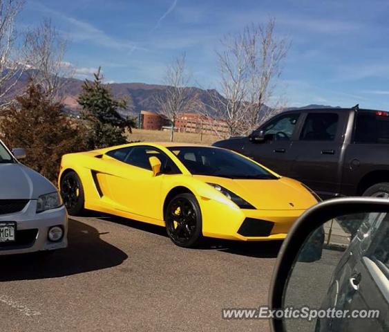 Lamborghini Gallardo spotted in Colorado Springs, Colorado
