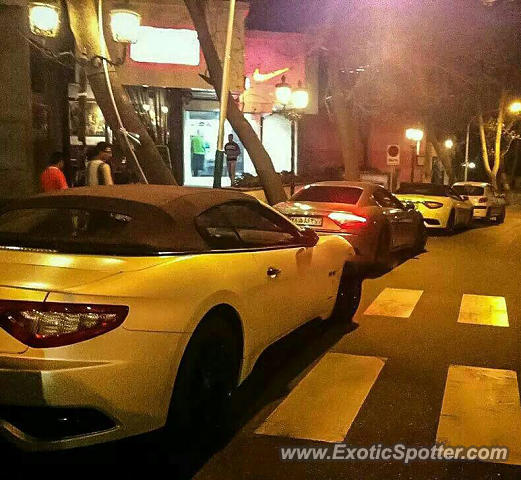 Maserati GranCabrio spotted in Tehran, Iran