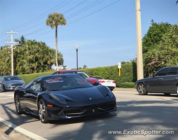 Ferrari 458 Italia spotted in Palm Beach, Florida