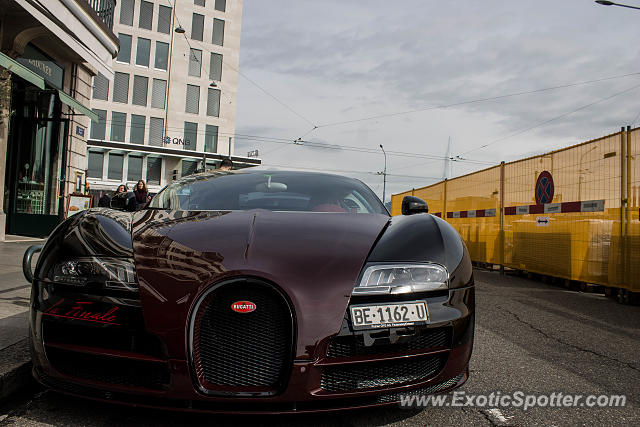Bugatti Veyron spotted in Geneva, Switzerland