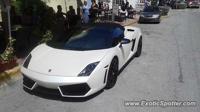 Lamborghini Gallardo spotted in Miami, Florida