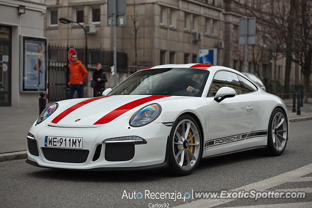 Porsche 911R spotted in Warsaw, Poland