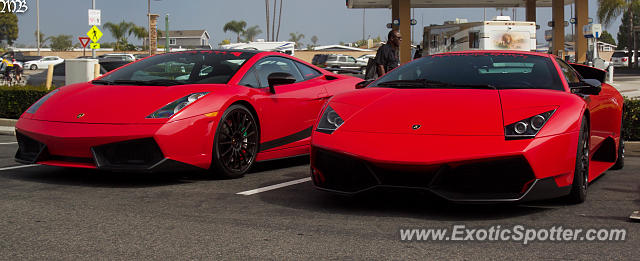 Lamborghini Murcielago spotted in Newport Beach, California