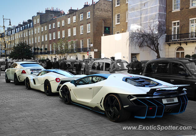 Lamborghini Centenario spotted in London, United Kingdom