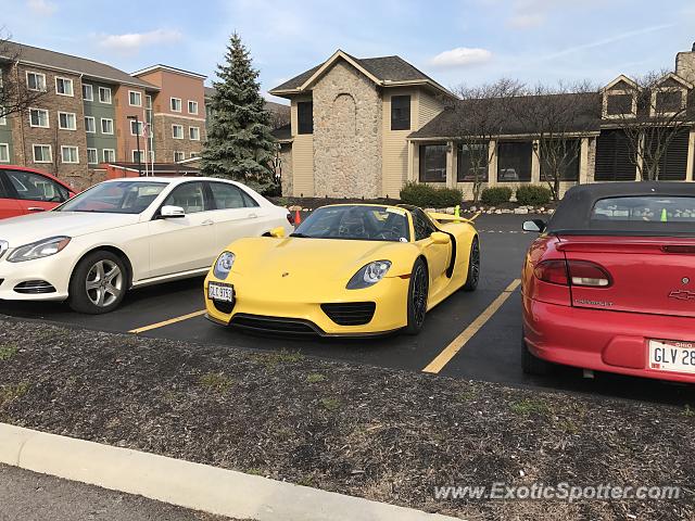 Porsche 918 Spyder spotted in Columbus, Ohio