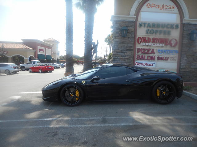Ferrari 458 Italia spotted in Redondo Beach, California