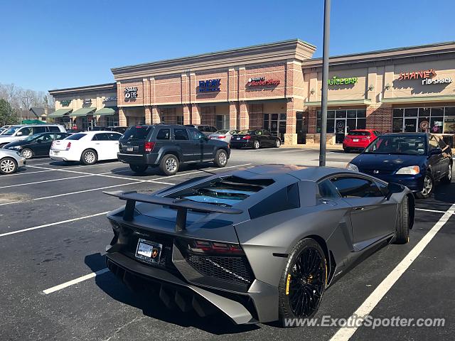 Lamborghini Aventador spotted in Atlanta, Georgia