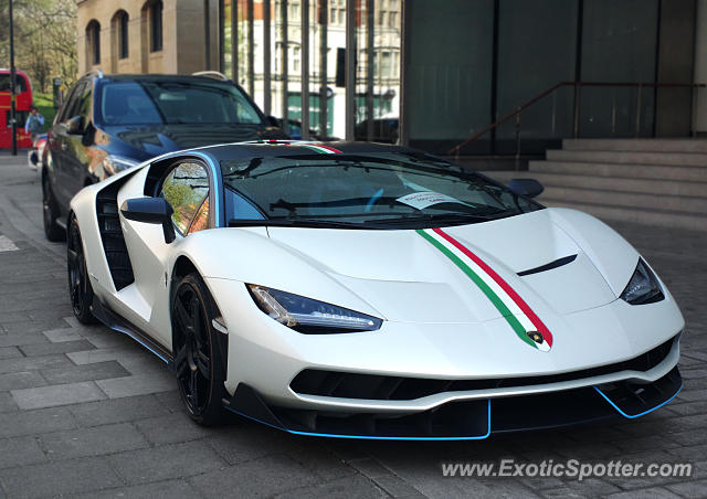 Lamborghini Centenario spotted in London, United Kingdom