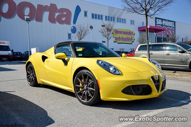 Alfa Romeo 4C spotted in Gorlitz, Germany