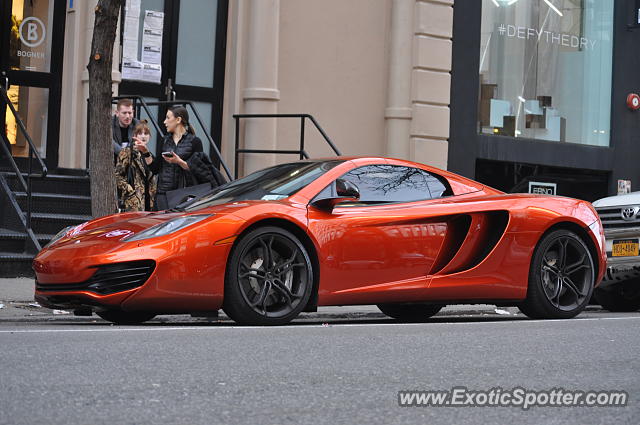 Mclaren MP4-12C spotted in Manhattan, New York