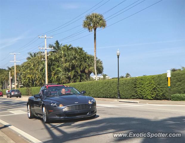 Aston Martin DB9 spotted in Palm Beach, Florida