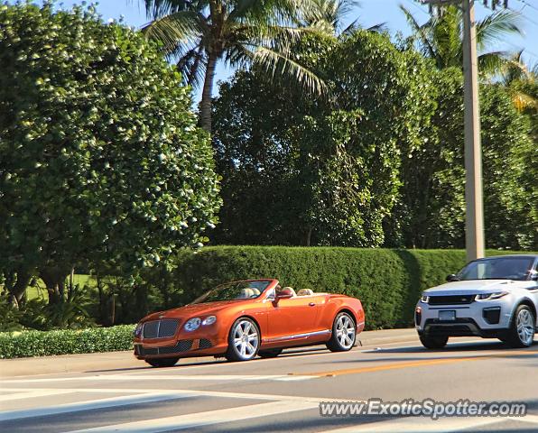 Bentley Continental spotted in Palm Beach, Florida