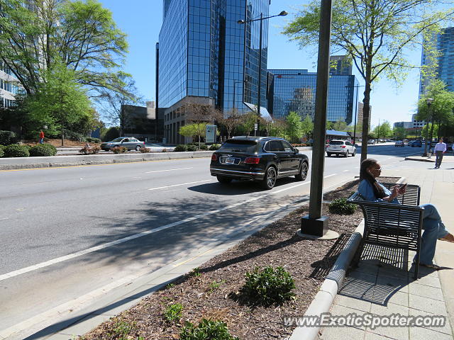 Bentley Bentayga spotted in Atlanta, Georgia