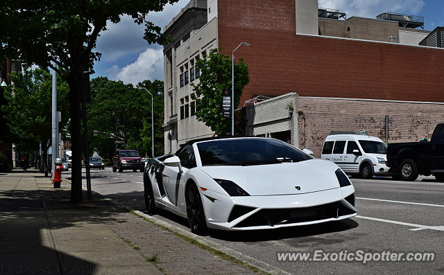 Lamborghini Gallardo spotted in Raleigh, North Carolina