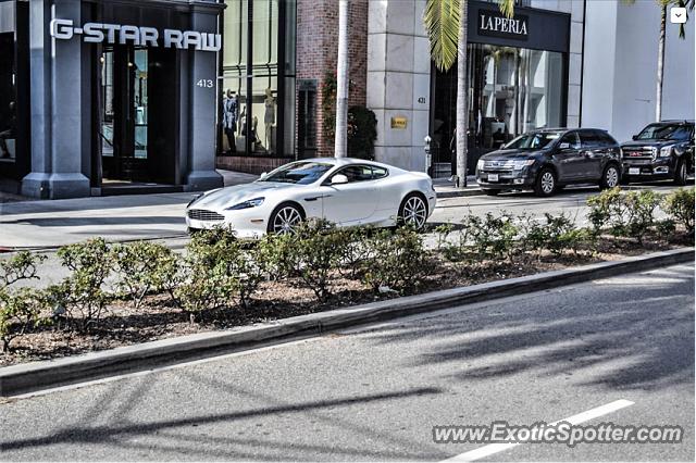 Aston Martin DB9 spotted in Beverly Hills, California