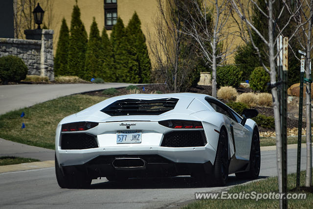 Lamborghini Aventador spotted in Leawood, Kansas