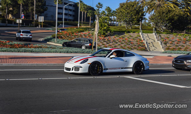 Porsche 911R spotted in Newport Beach, California