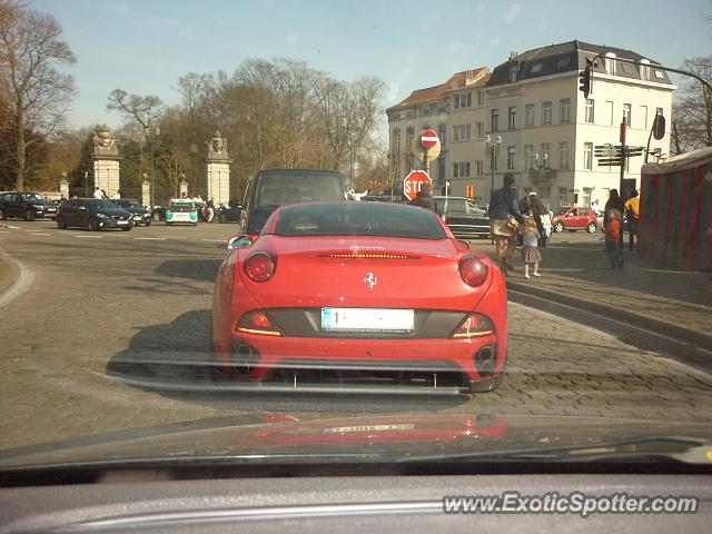 Ferrari California spotted in Brussels, Belgium