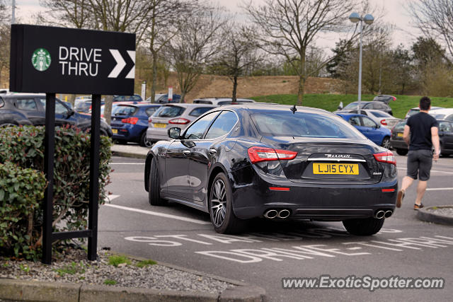 Maserati Ghibli spotted in Bishop Stortford, United Kingdom