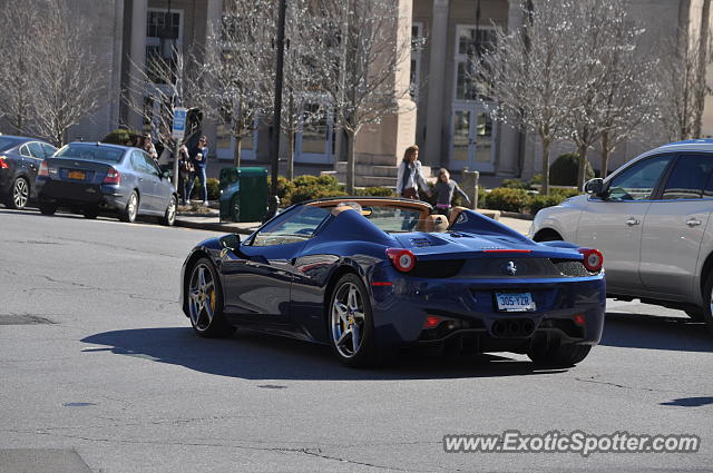 Ferrari 458 Italia spotted in Greenwich, Connecticut