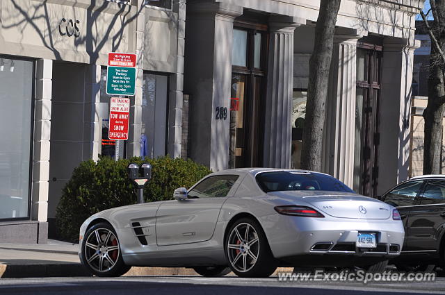 Mercedes SLS AMG spotted in Greenwich, Connecticut