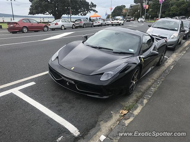 Ferrari 458 Italia spotted in Auckland, New Zealand