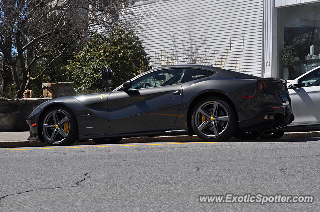 Ferrari F12 spotted in Greenwich, Connecticut