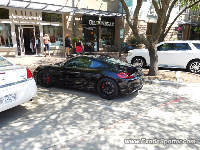 Porsche Cayman GT4 spotted in Dallas, Texas