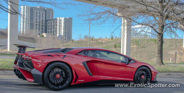 Lamborghini Aventador spotted in McLean, Virginia