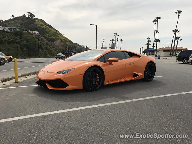 Lamborghini Huracan spotted in Malibu, California