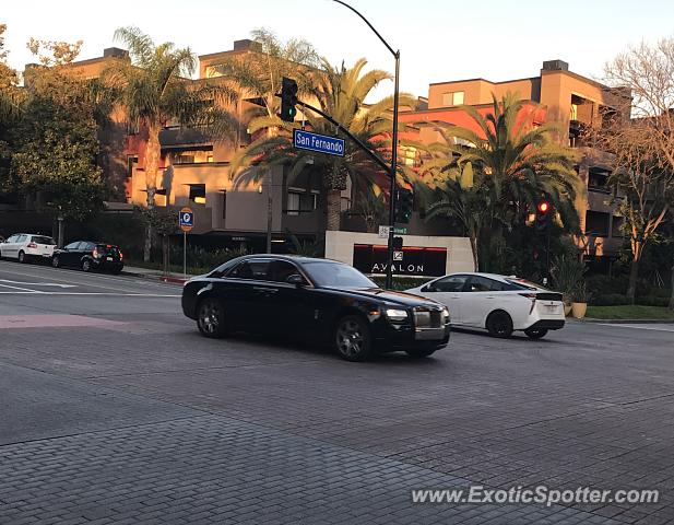 Rolls-Royce Ghost spotted in Burbank, California
