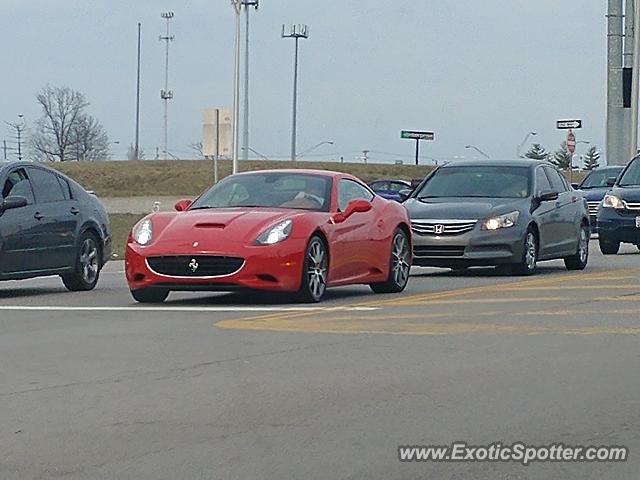 Ferrari California spotted in Milford, Ohio