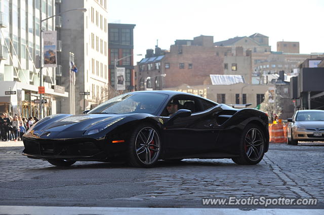 Ferrari 488 GTB spotted in Manhattan, New York