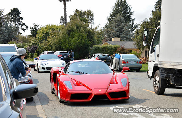 Ferrari Enzo spotted in Carmel Valley, California