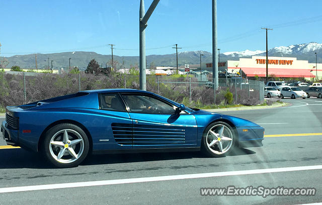 Ferrari Testarossa spotted in Salt Lake City, Utah